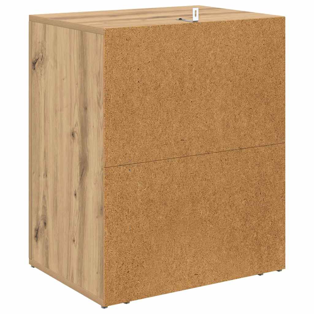 Bedside Cabinet Artisan oak 50 x 36 x 60 cm Engineered wood